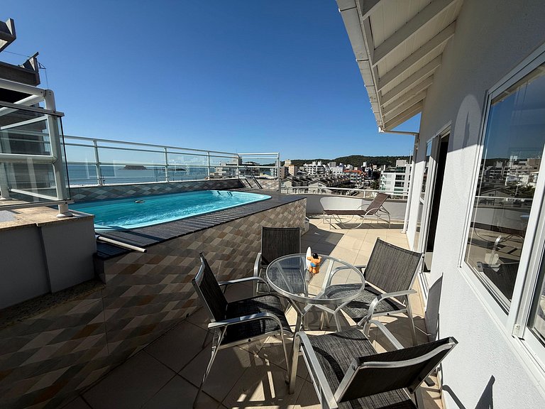 Cód 1 - Cobertura duplex com piscina privativa