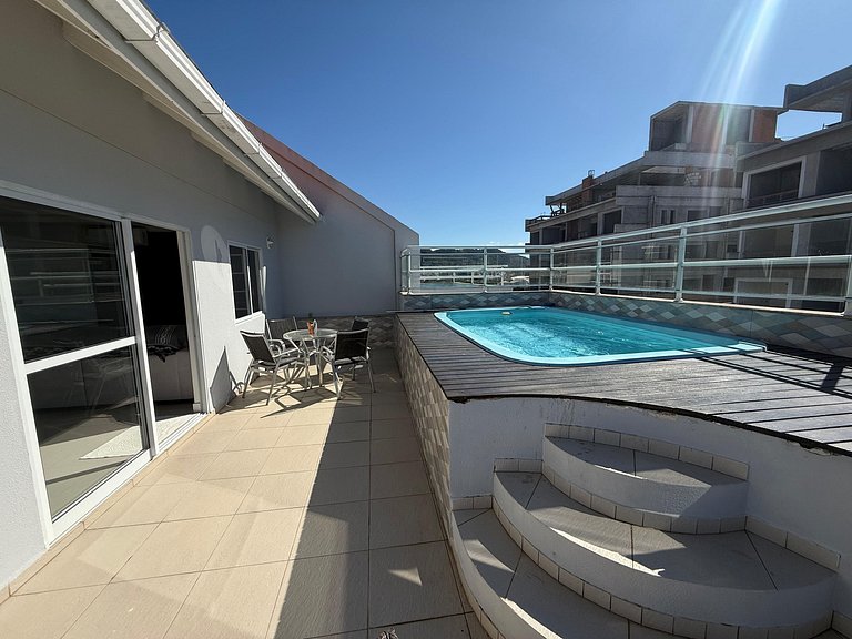 Cód 1 - Cobertura duplex com piscina privativa