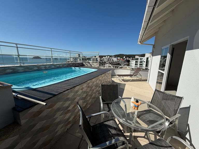 Cód 1 - Cobertura duplex com piscina privativa