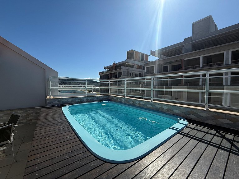 Cód 1 - Cobertura duplex com piscina privativa