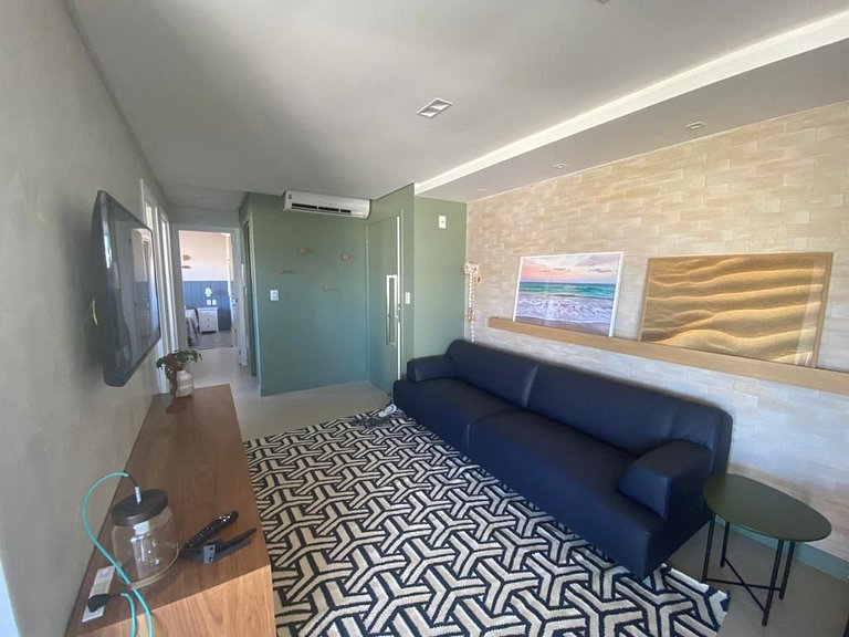 cód 32 - Apartamento á 100 m do mar com vista