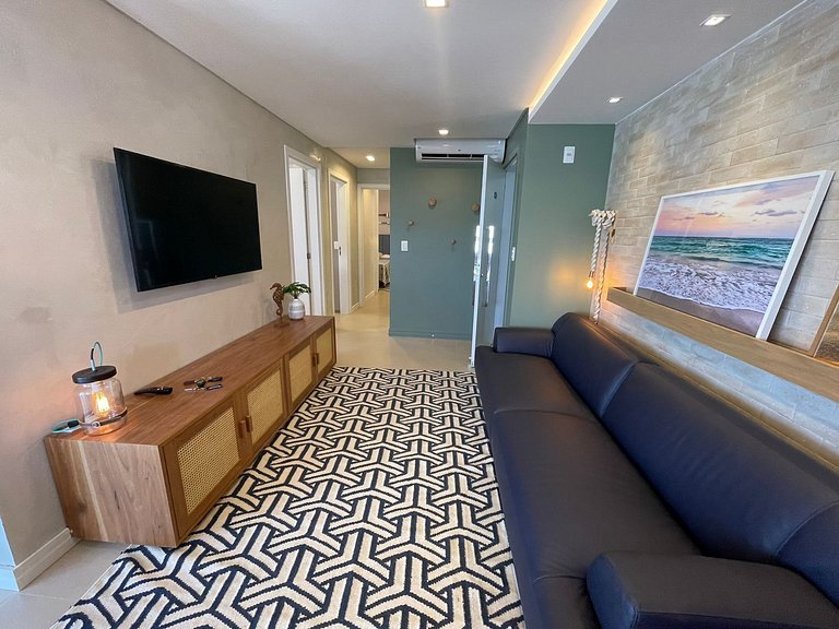 cód 32 - Apartamento á 100 m do mar com vista