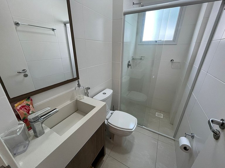 Cód 44 - Excelente apartamento á 280m do mar