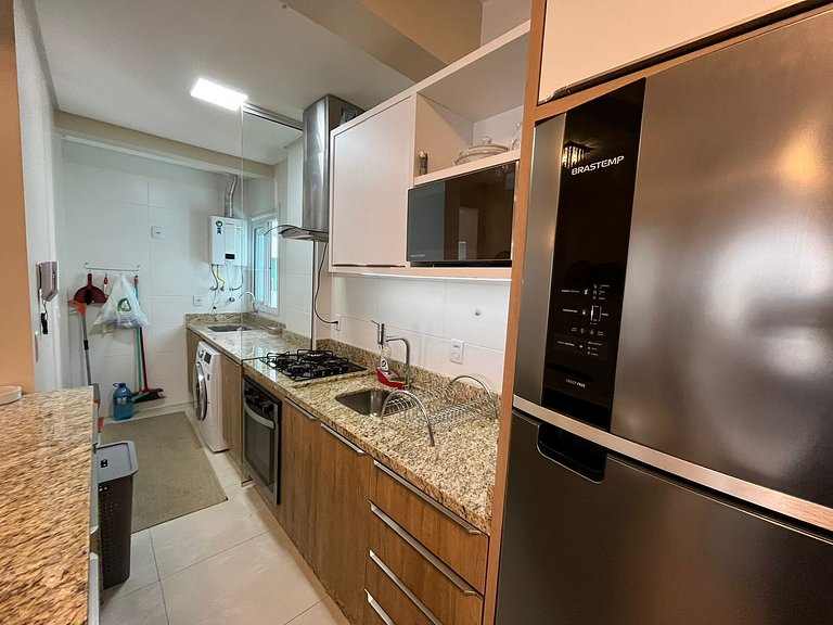 Cód 44 - Excelente apartamento á 280m do mar