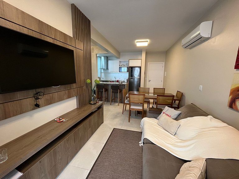Cód 44 - Excelente apartamento á 250m do mar