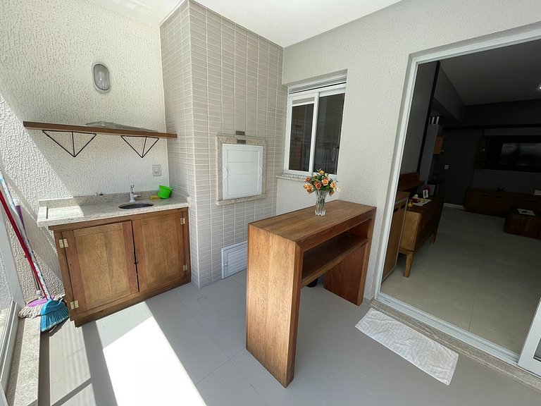 Cód 46 - Apartamento espetacular á 280m do mar