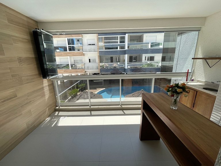 Cód 46 - Apartamento espetacular á 280m do mar