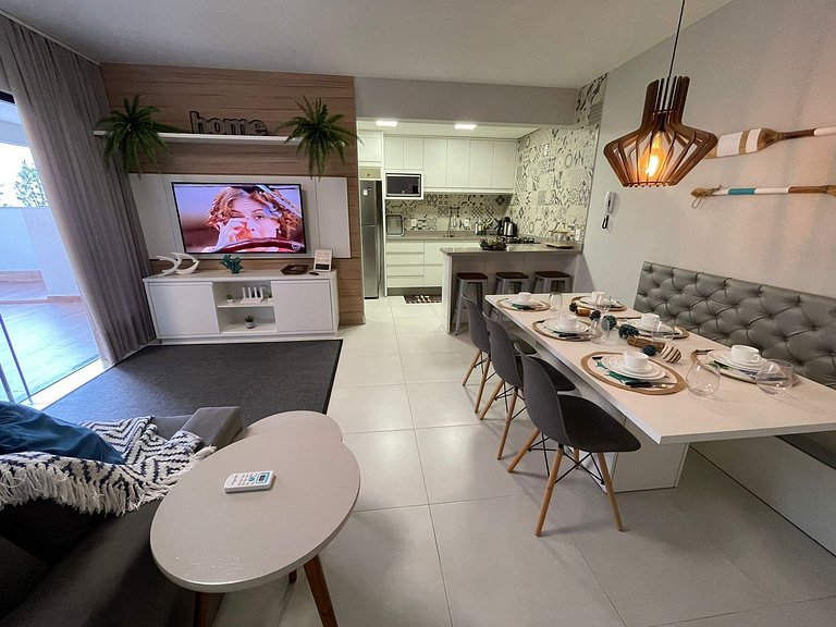 Cód 27 - Apartamento térreo com jacuzzi e área gourmet na Pr