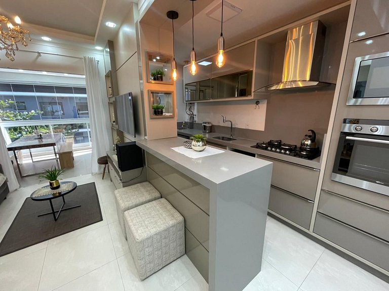 Cód 49 - Apartamento belíssimo com sacada gourmet