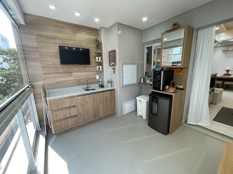 Cód 49 - Apartamento belíssimo com sacada gourmet