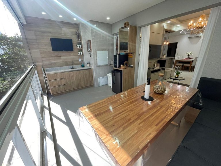 Cód 49 - Apartamento belíssimo com sacada gourmet