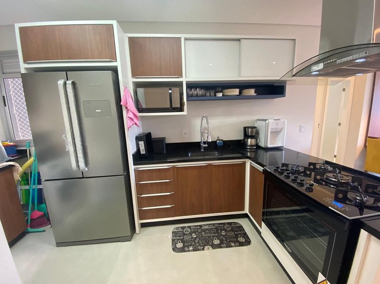 Cód 66 - Excelente apartamento á 350 do mar