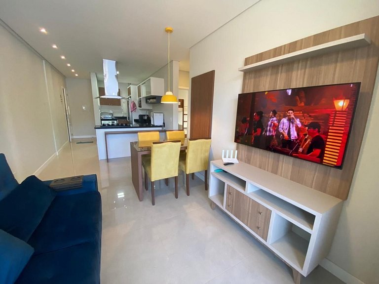 Cód 66 - Excelente apartamento á 350 do mar