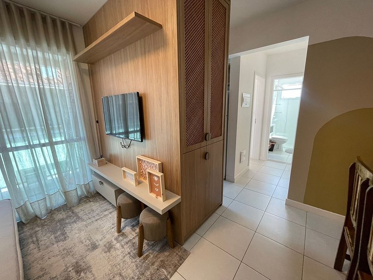 Cód 72 - Apartamento aconchegante á 70 m do mar