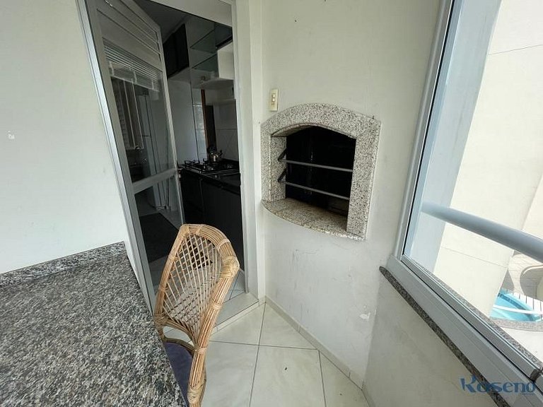 Cód 77 - Apto com 3 dorm e vista mar no Corsário