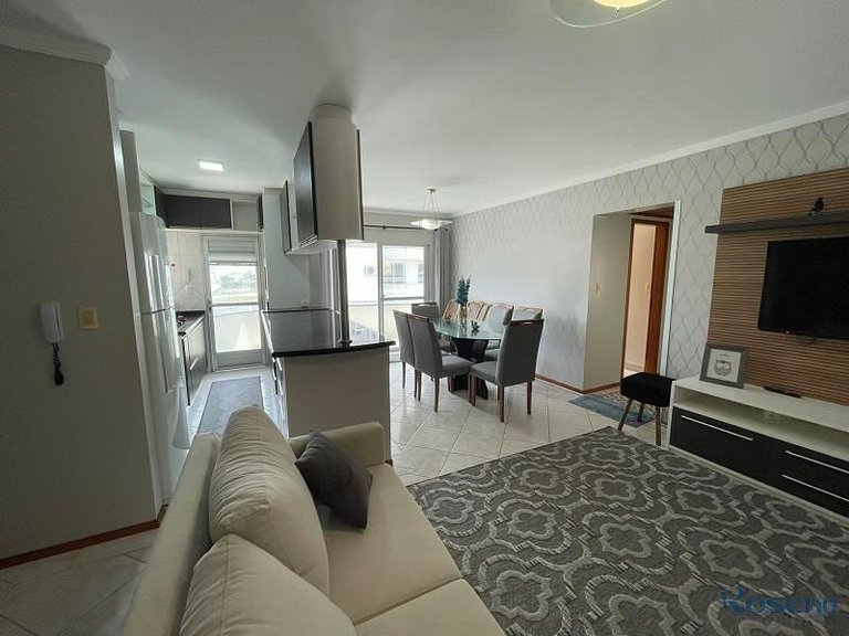 Cód 77 - Apto com 3 dorm e vista mar no Corsário