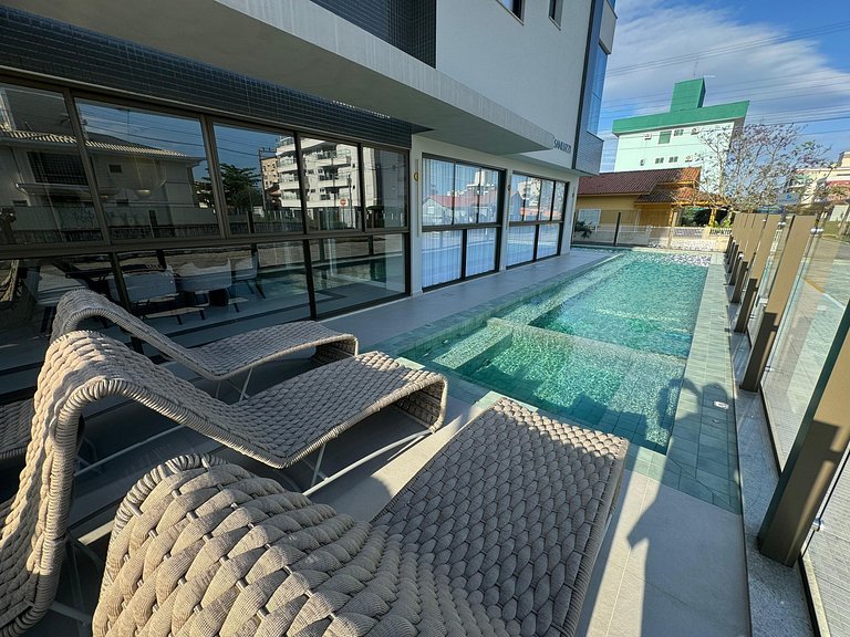 Cód 87 - Apto moderno a 150m do mar – Residencial Duetto Hom