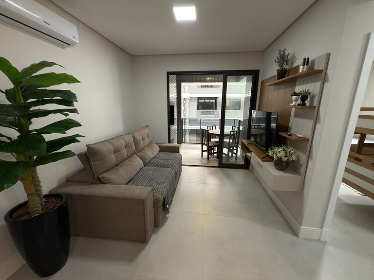 Cód 87 - Apto moderno a 150m do mar – Residencial Duetto Hom