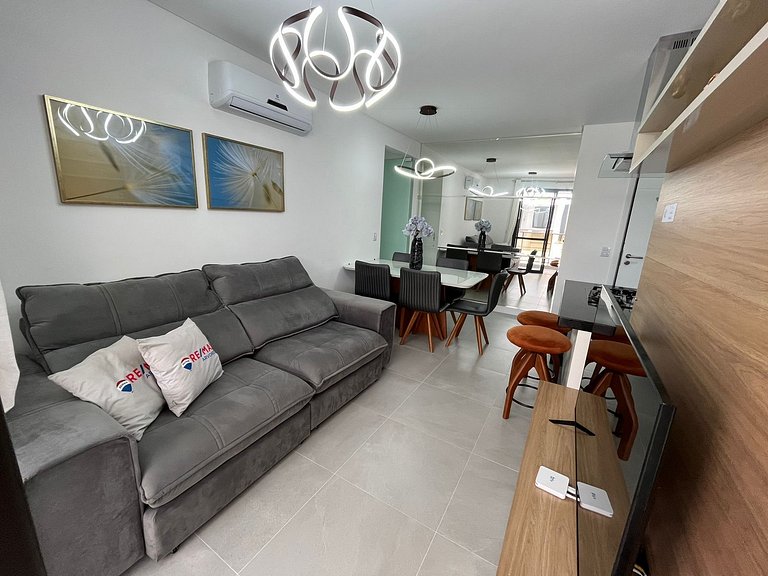 Cód 98 - Belissímo apartamento á 250m do mar