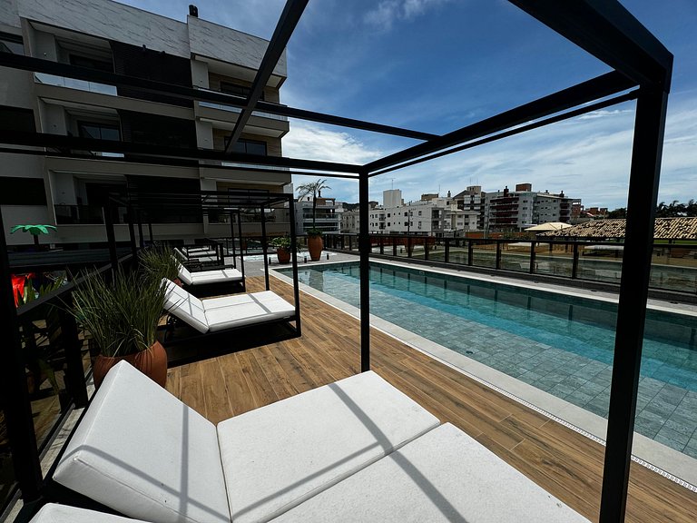 Cód 100 - Apartamento de 1suíte com spa e piscina