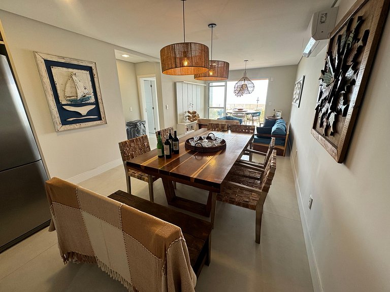 cód 31 - Apartamento 3 dormitórios frente mar