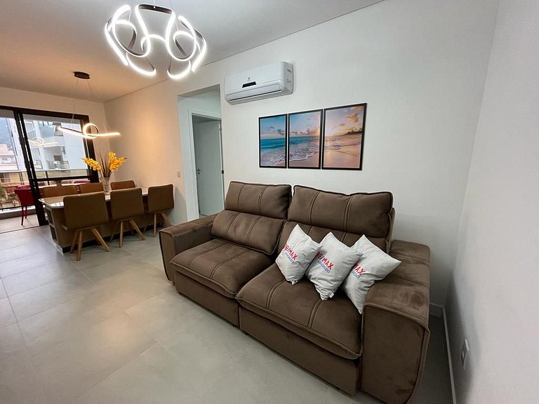 Cód 97 - Apto amplo e decorado a 280m do mar