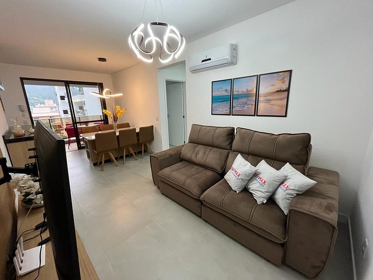 Cód 97 - Apto amplo e decorado a 280m do mar