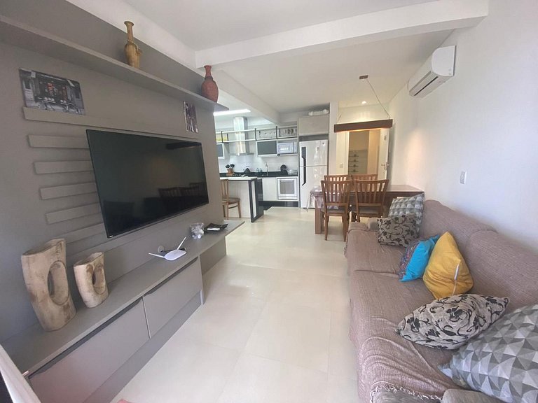 Cód 108 - Apartamento exuberante á 280 m do mar