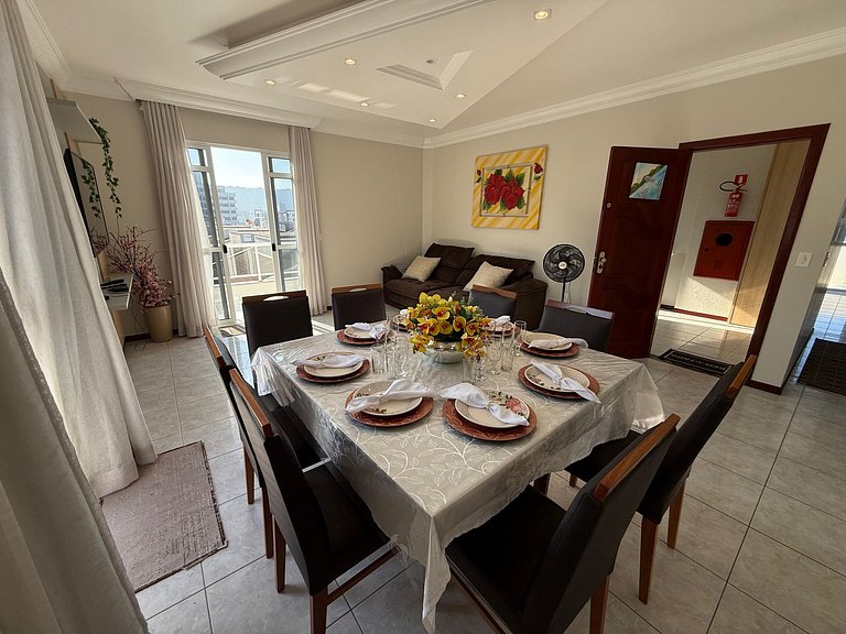 Cód 124- Cobertura com vista á 50m do mar