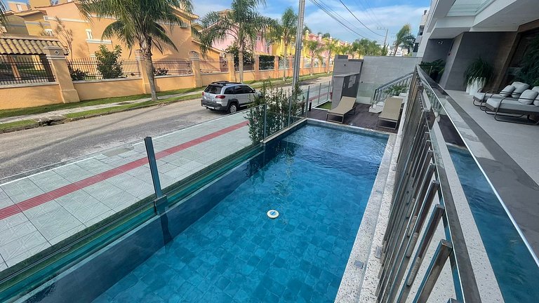 Cód 161 - Apartamento com Spa privativa a 100m do mar