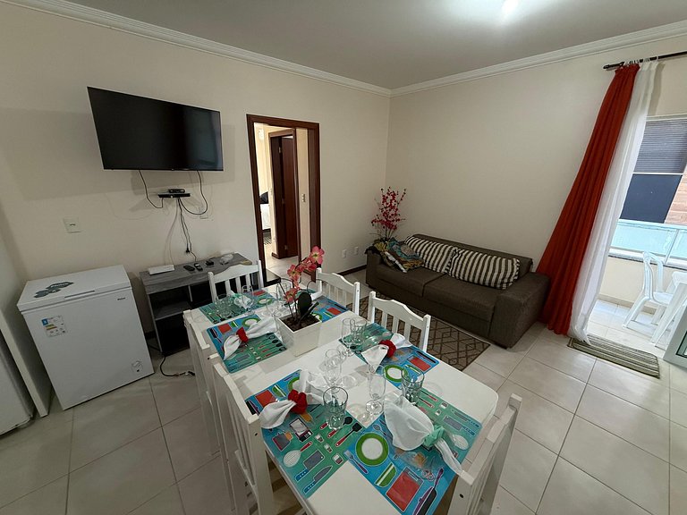 Cód 179 - Apartamento a 70m do mar com 2 dormitórios em Palm