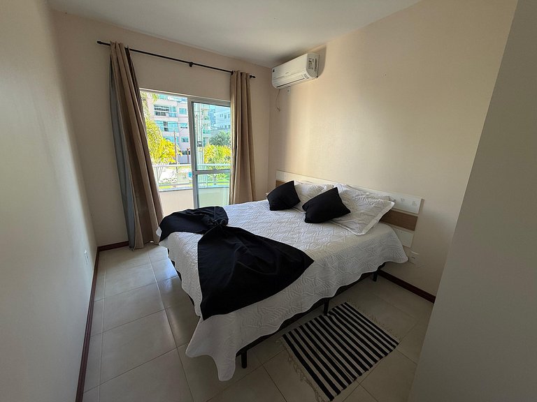 Cód 179 - Apartamento a 70m do mar com 2 dormitórios em Palm