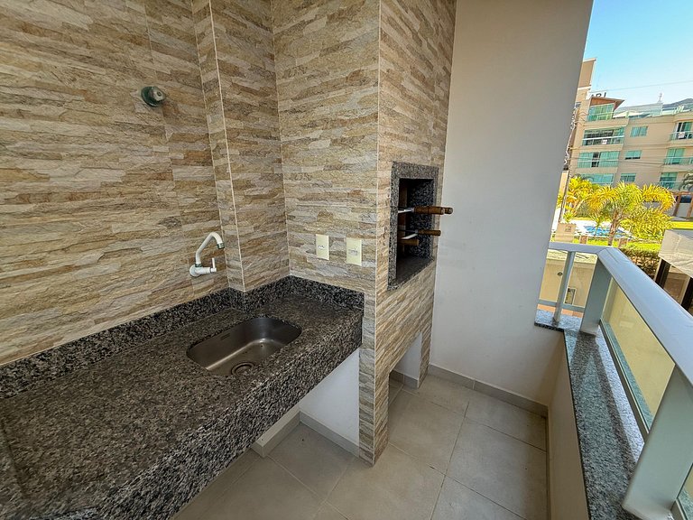 Cód 179 - Apartamento a 70m do mar com 2 dormitórios em Palm