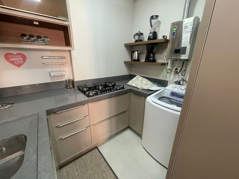 cod 165 - Apartamento com piscina á 350m do mar