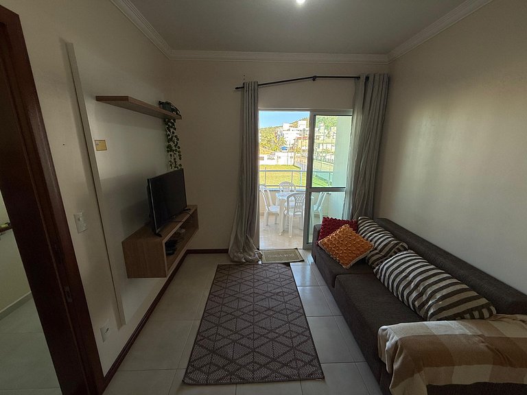 Cód 180- Apartamento aconchegante á 70m do mar