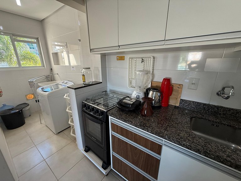 Cód 180- Apartamento aconchegante á 70m do mar