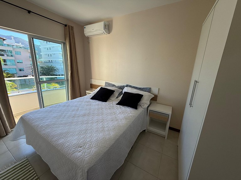 Cód 182 - Apartamento bem localizado á 70m do mar