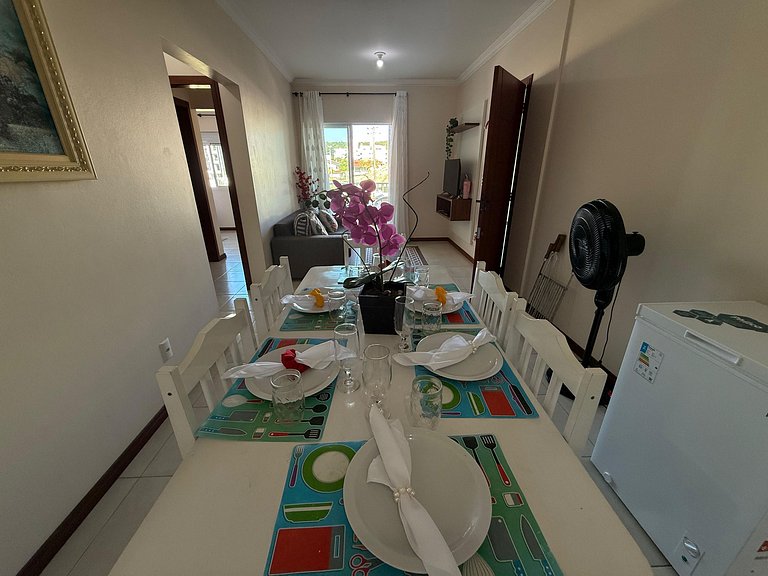 Cód 178- Apartamento aconchegante á 70m do mar.