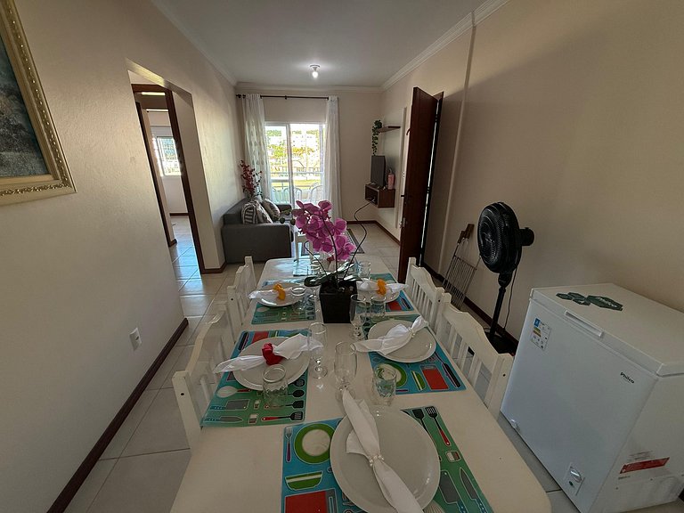 Cód 178- Apartamento aconchegante á 70m do mar.