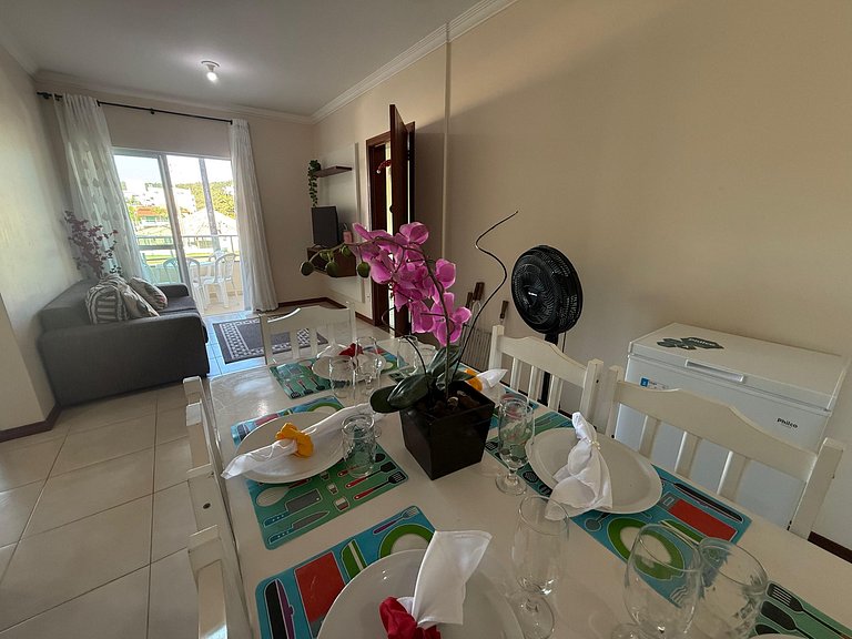 Cód 178- Apartamento aconchegante á 70m do mar.