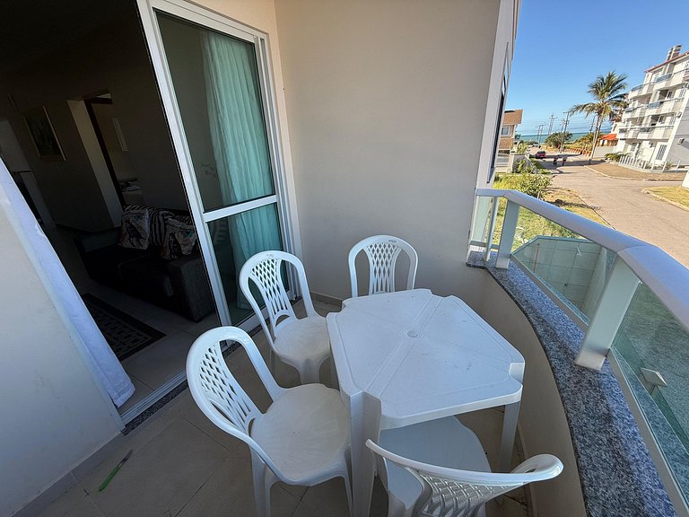 Cód 178- Apartamento aconchegante á 70m do mar.