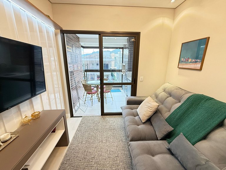 Cód 110 - Apartamento espetacular à 280m do mar