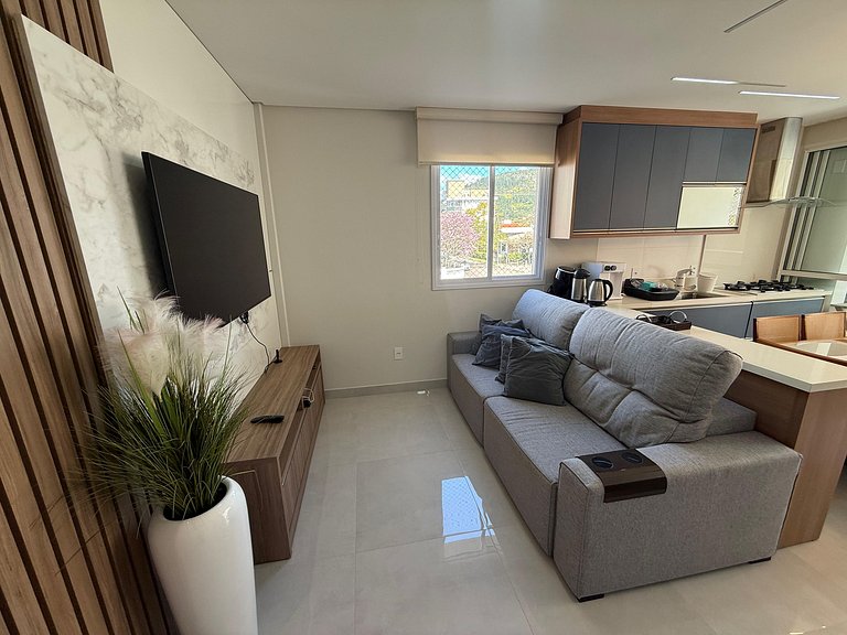 Cód 189 - Apartamento completo à 100 m da praia