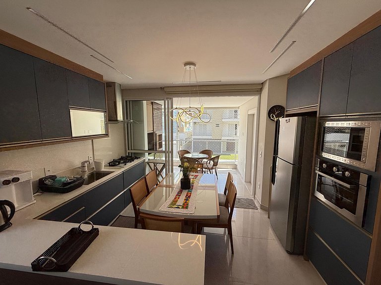 Cód 189 - Apartamento completo à 100 m da praia