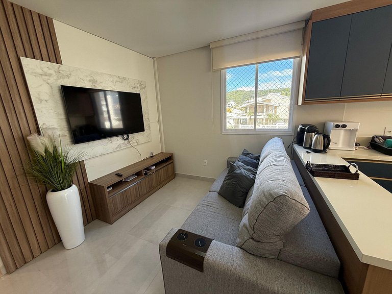 Cód 189 - Apartamento completo à 100 m da praia