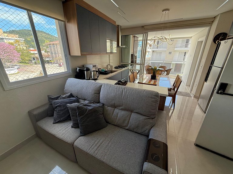 Cód 189 - Apartamento completo à 100 m da praia