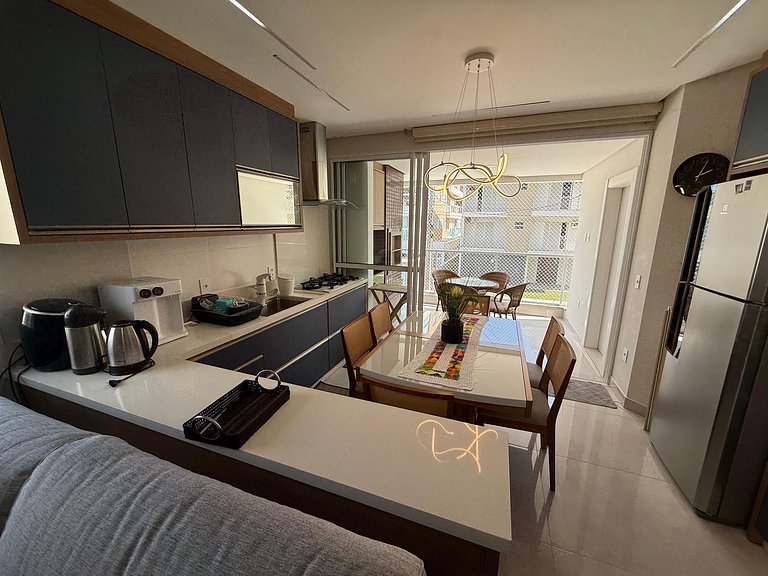 Cód 189 - Apartamento completo à 100 m da praia