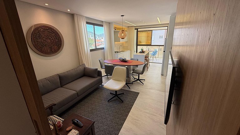 Cód 123 - Belo apartamento 3 quartos perto do mar