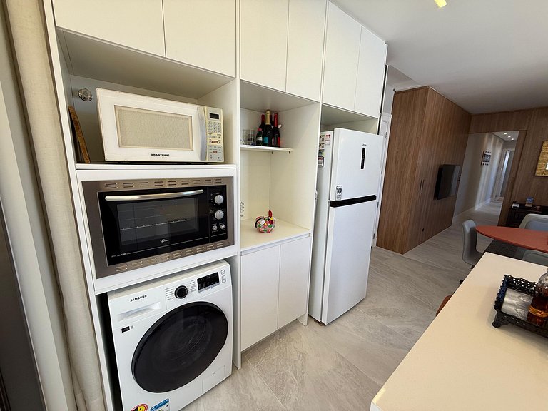 Cód 123 - Belo apartamento 3 quartos perto do mar