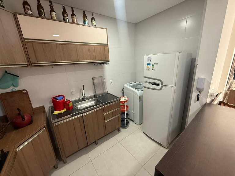 cód 88- Apartamento aconchegante á 100m do mar